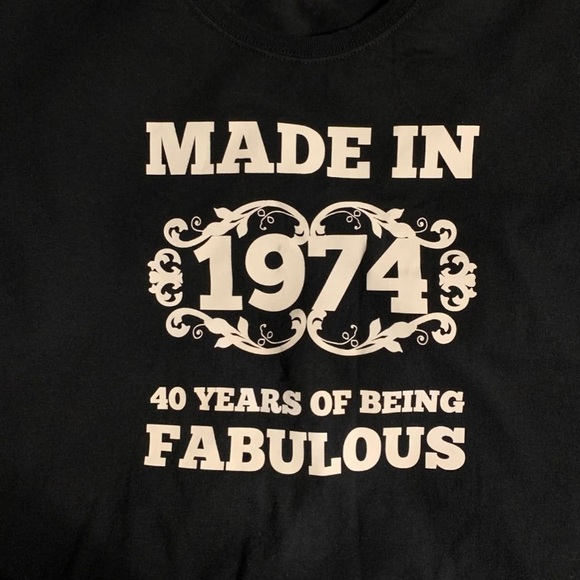40 Years of Being Fabulous Tee - Picture 2 of 5